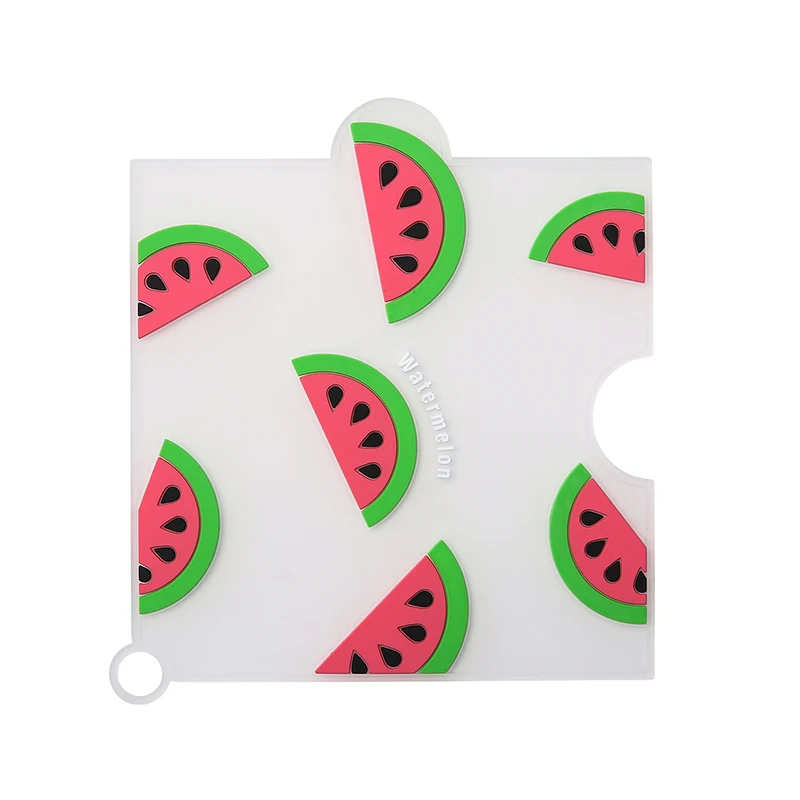 

Placemat Table Mat Silica Gel Pot Holder Fruit Shape Silicone Non Slip Cute Beautiful Bowl Mat Heat-Proof Mat Coaster Kitchen