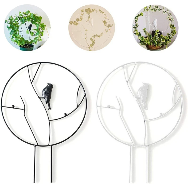 Climbing Plant Garden Taid Retro Potted With Round Rustproof Metal Bird Durable Support Tool 30/35Cm | Дом и сад