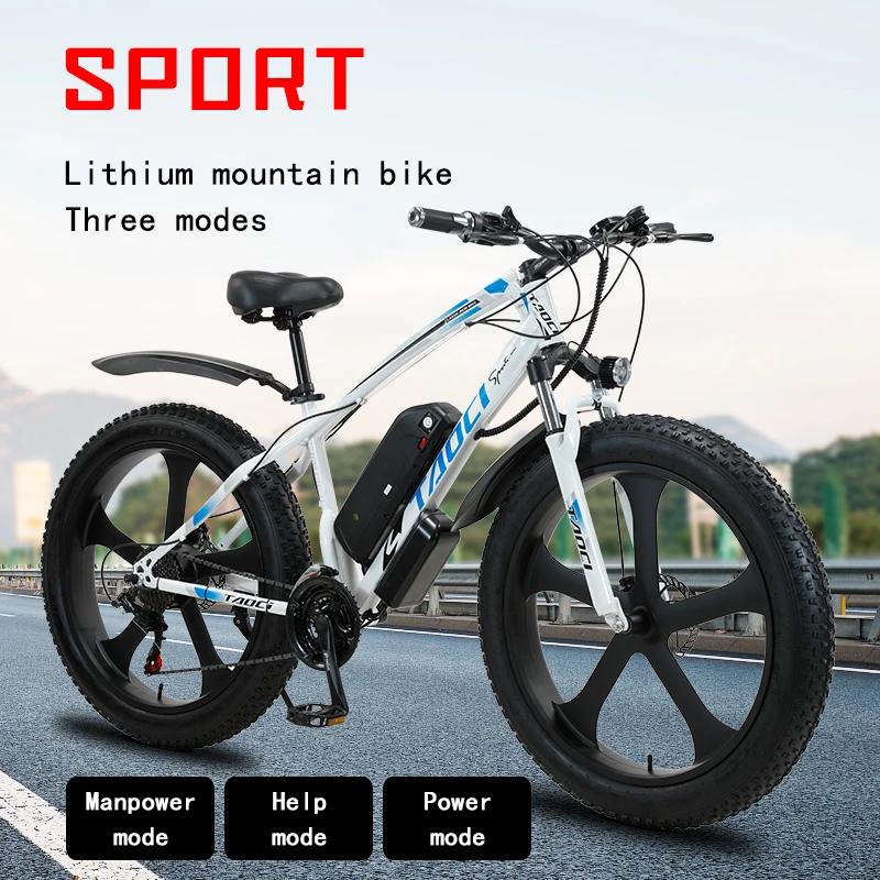 Preise Elektrische Fahrrad 48V 1000W Schnee EbikeBicycle Erhöhen 26-zoll Fett Reifen Elektro Leistungsstarke Motor Fett Reifen Fahrrad City Mountain Schnee