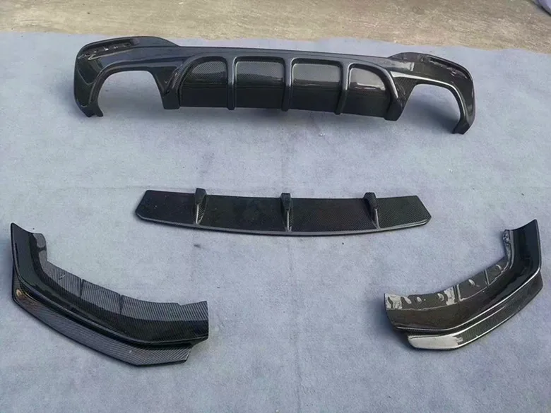 Автомобильный задний диффузор спойлер из углеродного волокна передняя боковая