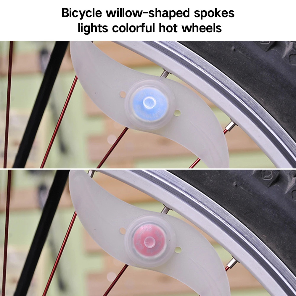 Водонепроницаемый светодиодный фсветильник для велосипедных колес легкая в