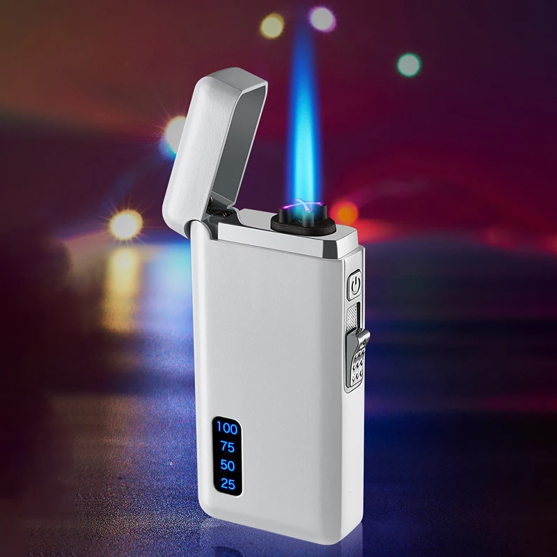 

Gas Lighter and Arc Lighter Luminous Gas and Electricity Dual-purpose Jet Double Arc Charging Encendedores Isqueiro Eletrico