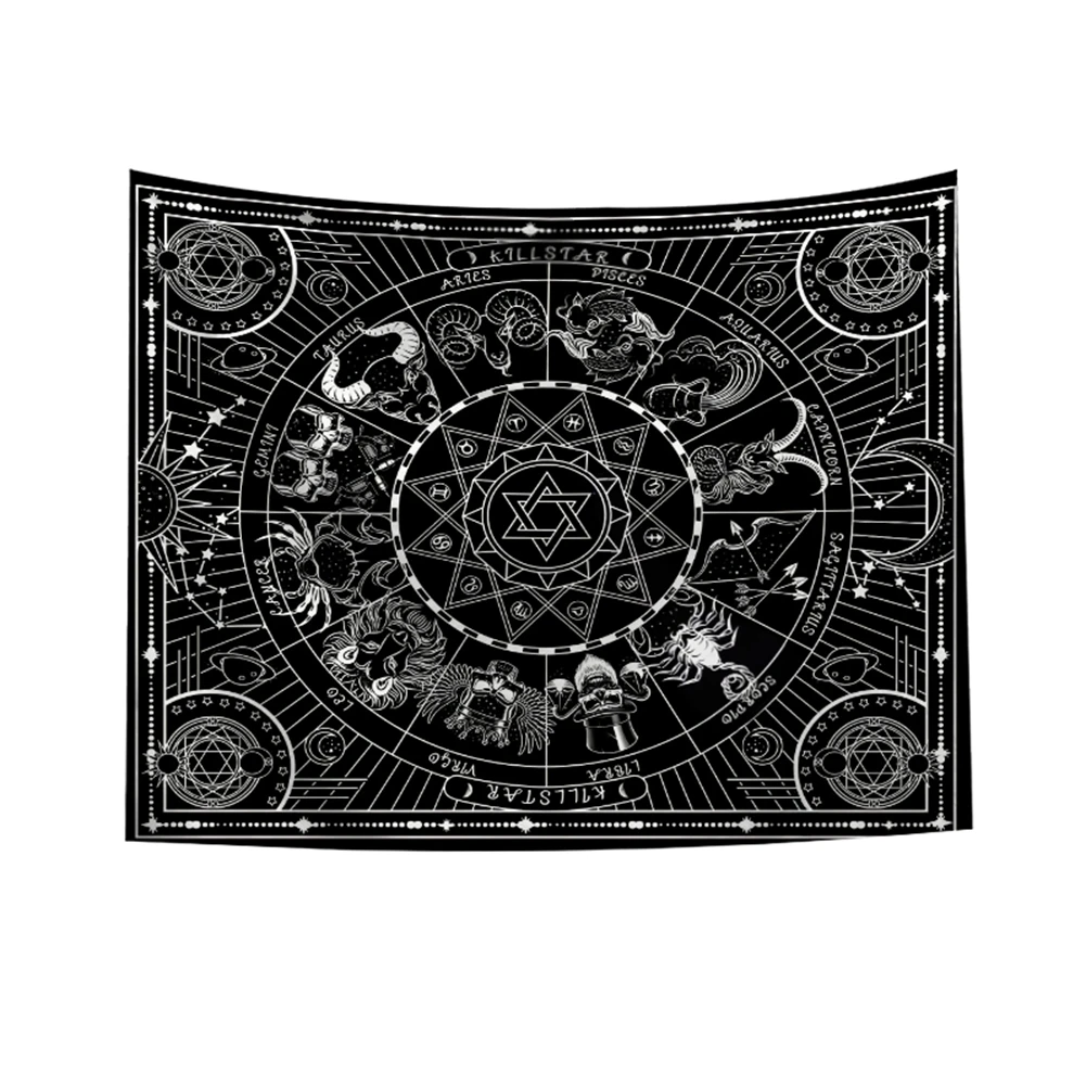 Настенный Гобелен многоцелевой Цветочный абстрактный принт Ковер домашний фон