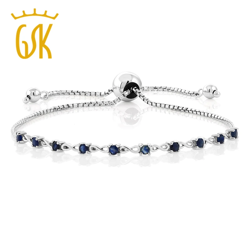 0 5 карат синий сапфир драгоценный камень по рождению серебро 925 пробы полностью