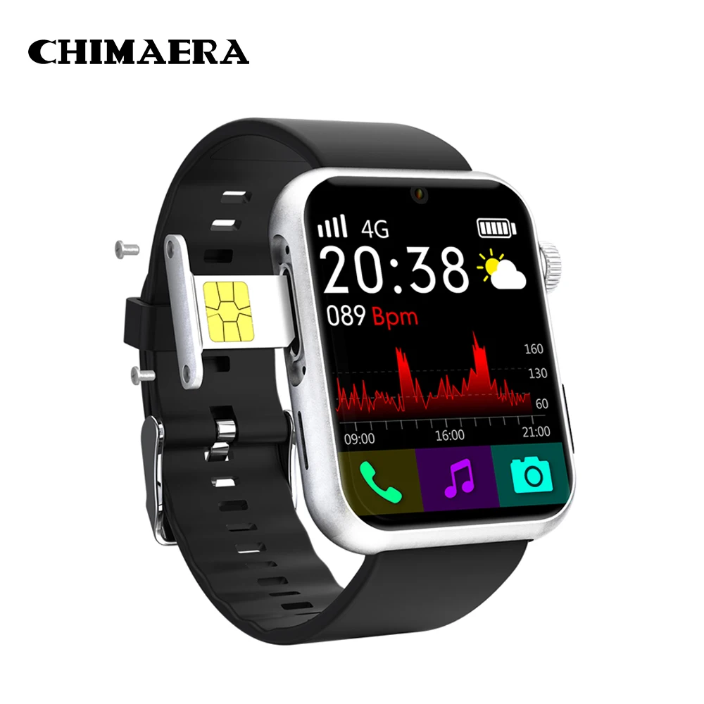 Best Price CHIMAERA 1.78inch Smart Watch Men Women Heart Rate Blood Pressure Monitor With Weather Push Music Control Call Smartwatch