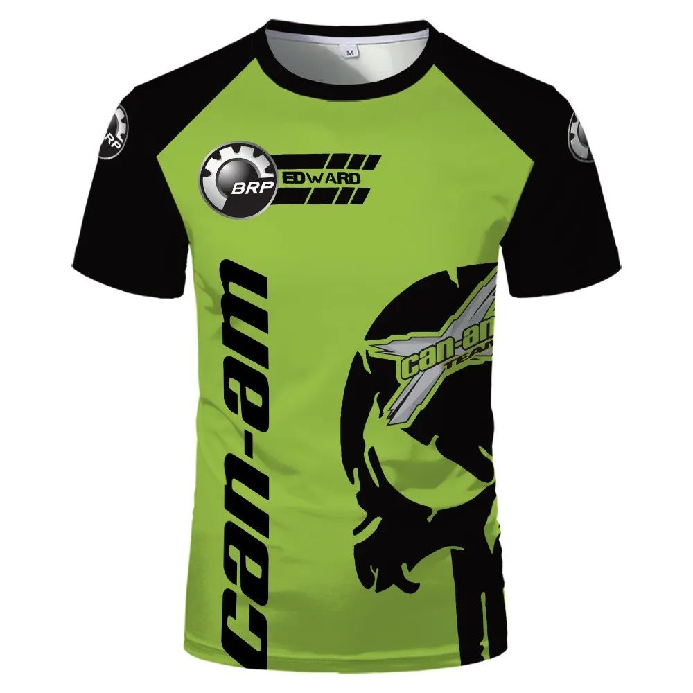 

2021 Summer Men's Rally Competition T-shirt Top Event 3d Printing Short Sleeve Fashion Sports Breathable Men's