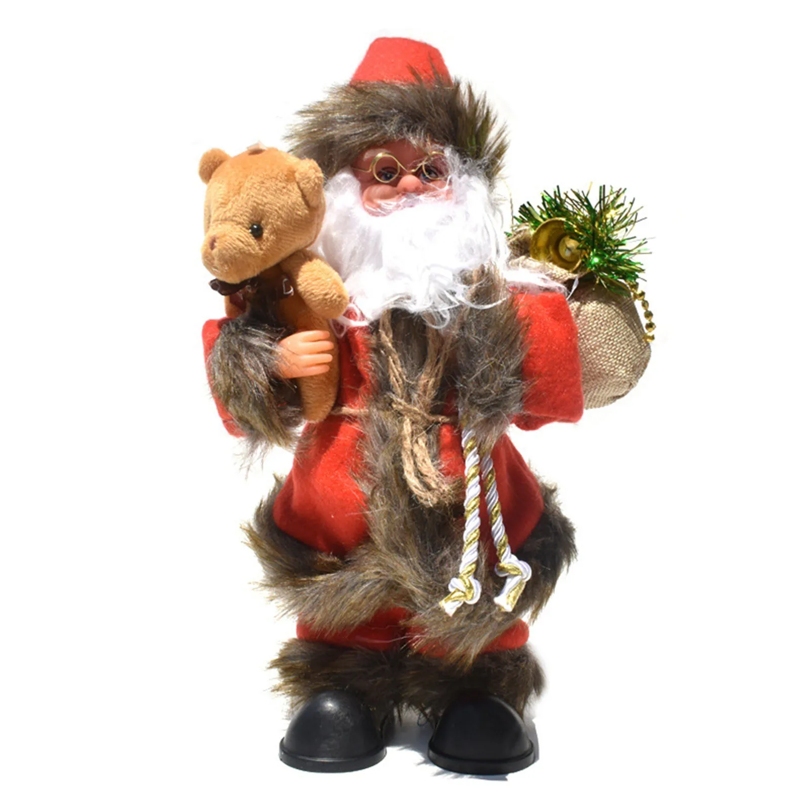 Рождественская электрическая игрушка Санта-Клауса динамичная музыка украшение