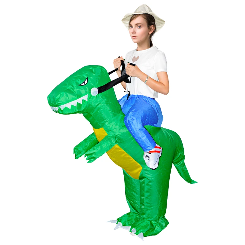 Костюм динозавра Косплей вентилятор управляемый T-Rex надувная одежда в виде