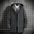 Толстый пуховик и парка, пальто больших размеров 6XL 7XL 8XL 2022, брендовая теплая зимняя мужская верхняя спортивная стеганая куртка