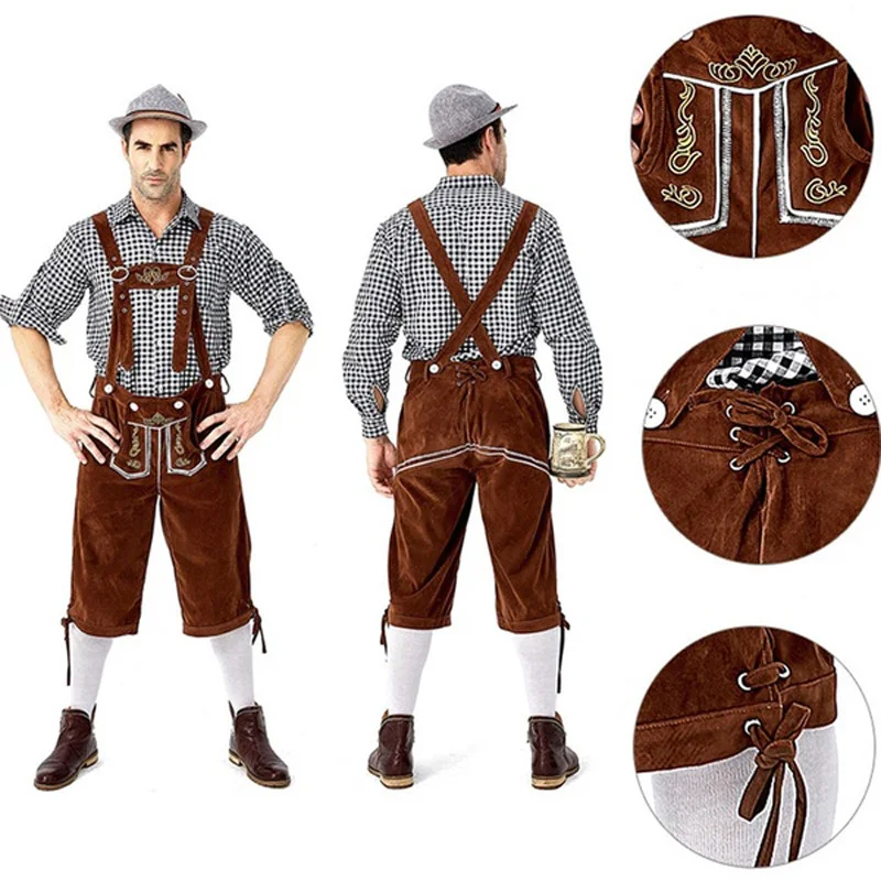 Индивидуальный размер menмужской модный костюм для Октоберфеста баварский