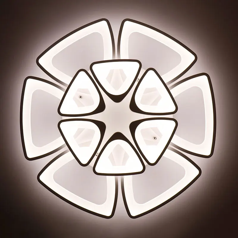 Современные светодиодные потолочные лампы светильники с приложением