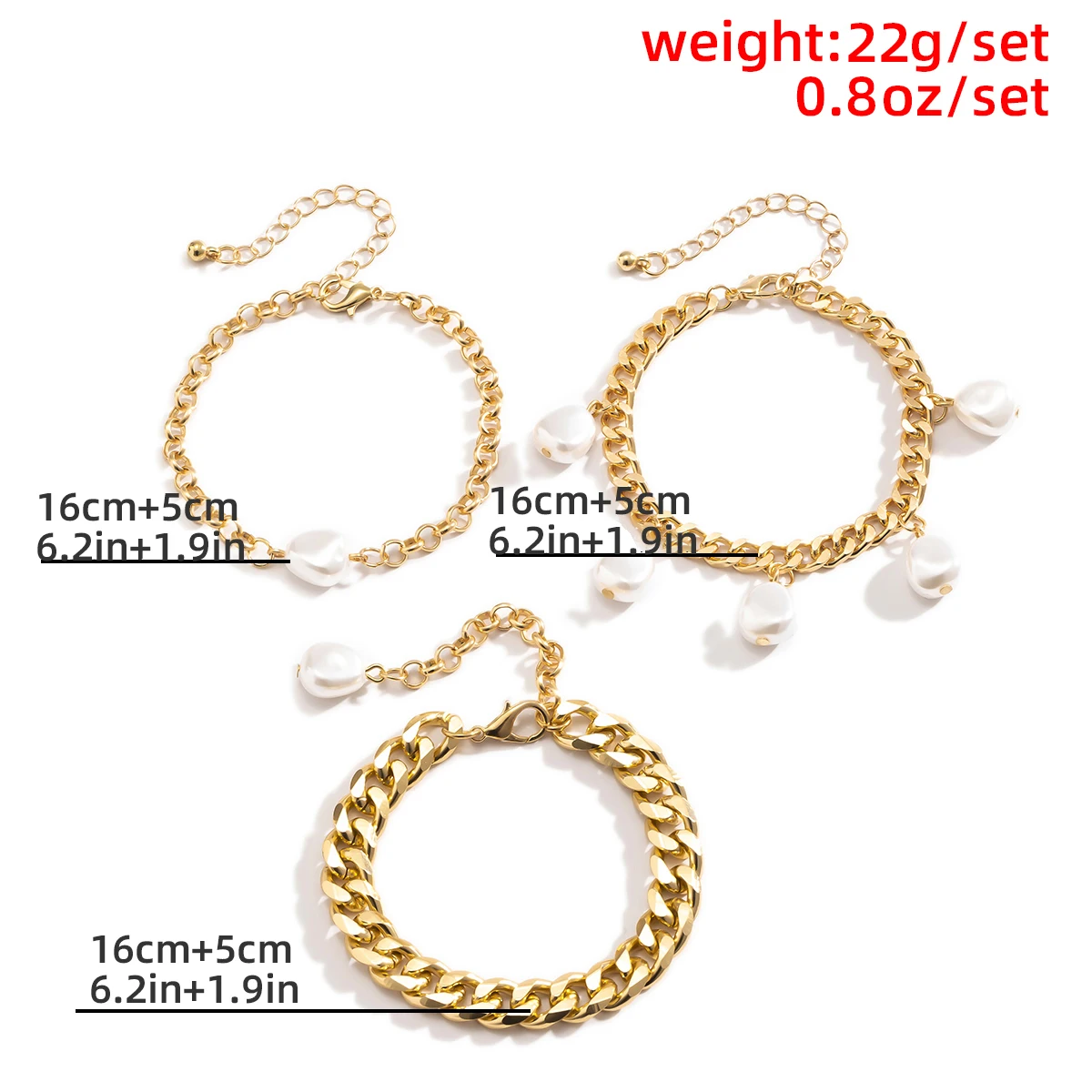

Punk Gothic Imitation Pearls Lock Tassel Bracelets Female Cuban Snake Chain Bracelet Bangles for Women 2021 Fashion Hand Jewelry