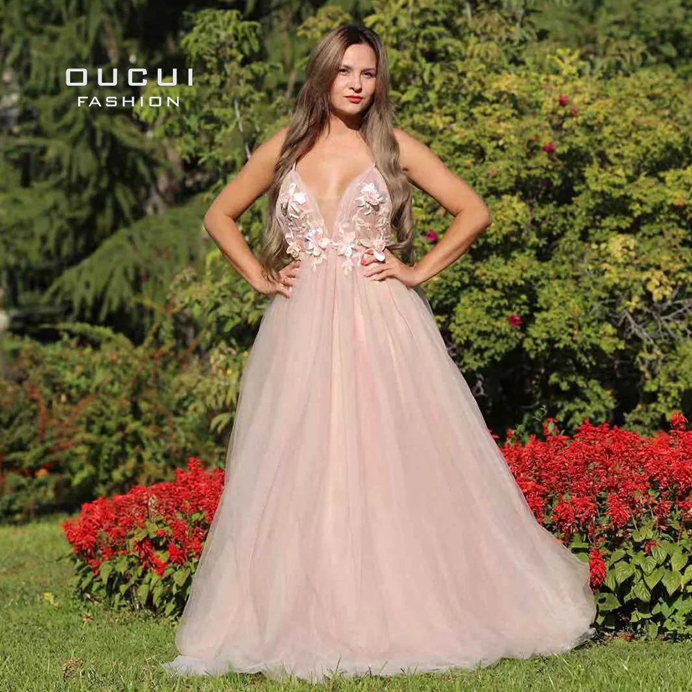 Женское длинное вечернее платье Привлекательное ручной работы с открытой спиной