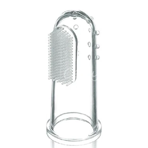 Детская зубная щетка для пальцев Мягкая Силиконовая резиновый массажер 1 шт.|Уход