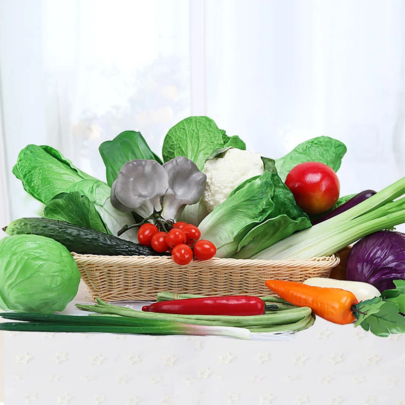 Модель фруктов имитация зеленых овощей в разных стилях украшение для дома