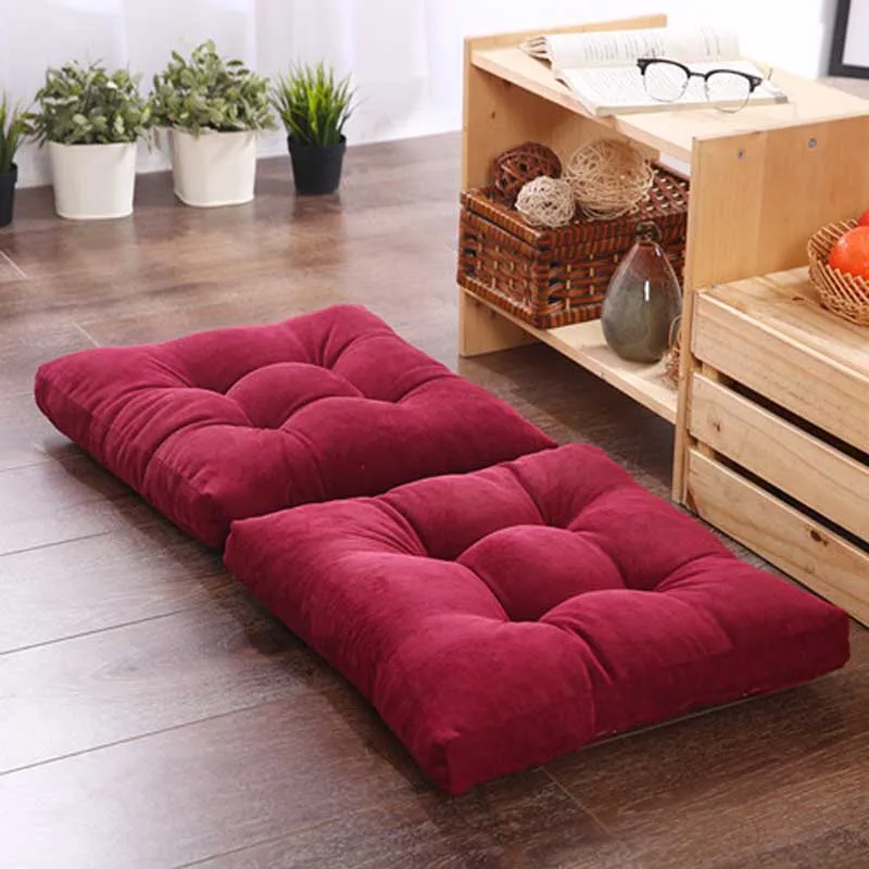 Круглый утолщенный матрас для окон Futon 1 шт. квадратная скамейка пуф домашнее