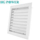 12''Outdoor квадратная вентиляционная решетка с фильтром свежий воздух Системы москитной сеткой крышка Экран выпускной трубы