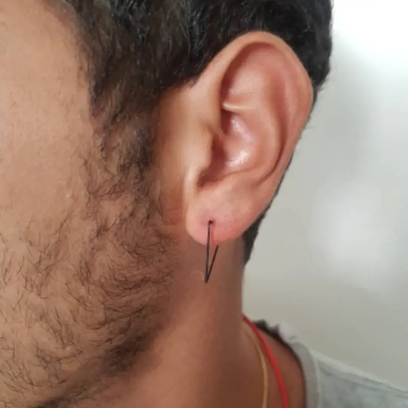 Серьги-гвоздики в европейском стиле для мужчин и женщин Простые открытые