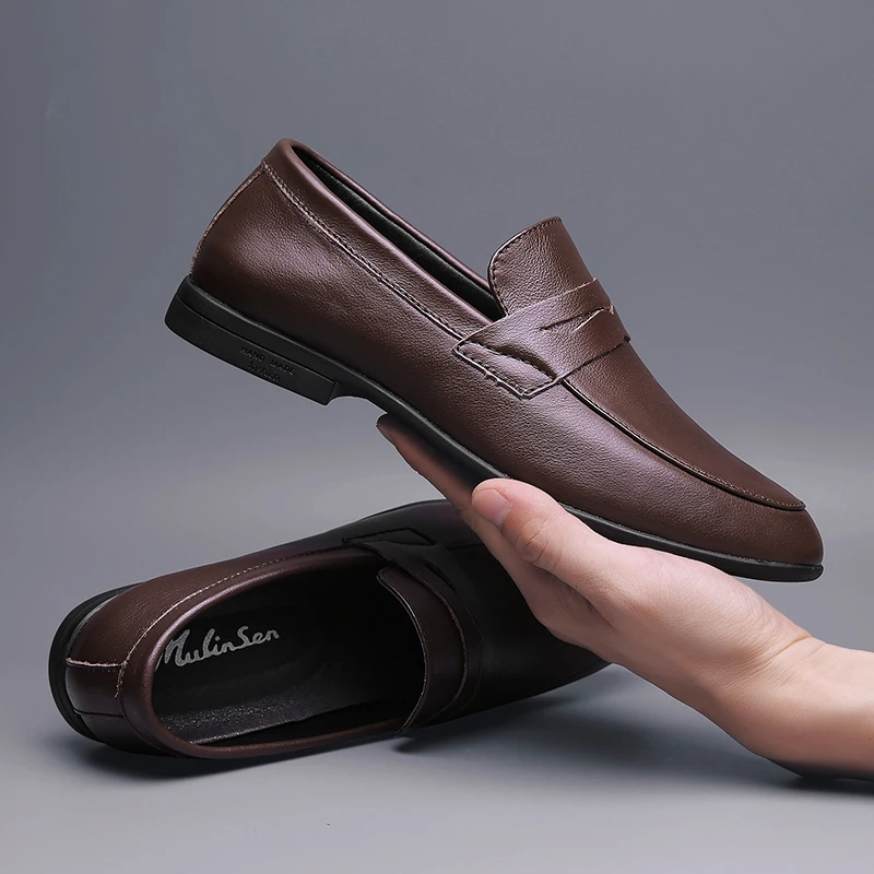 

Модная мужская повседневная обувь Zapatos Hombre Casual Cuero; Модные мужские кожаные ботинки мужские часы на каждый день для 2020 новые дышащие