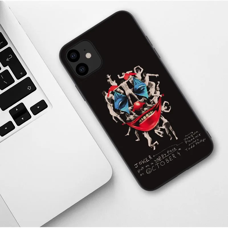 TPU Чехол Joker Horror Movie Joaquin Phoenix для iPhone 11 Pro Max X 7 8 Plus XR XS MAX Black - Цвет: TPU