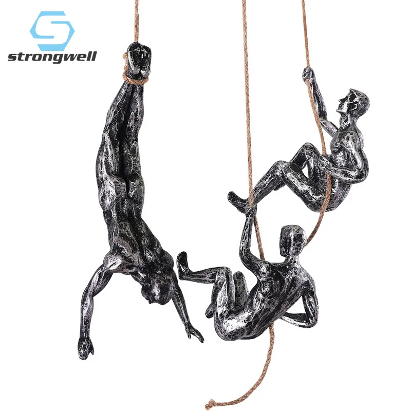 Скандинавская скалолазающая статуя Strongwell скульптура настенная подвесная