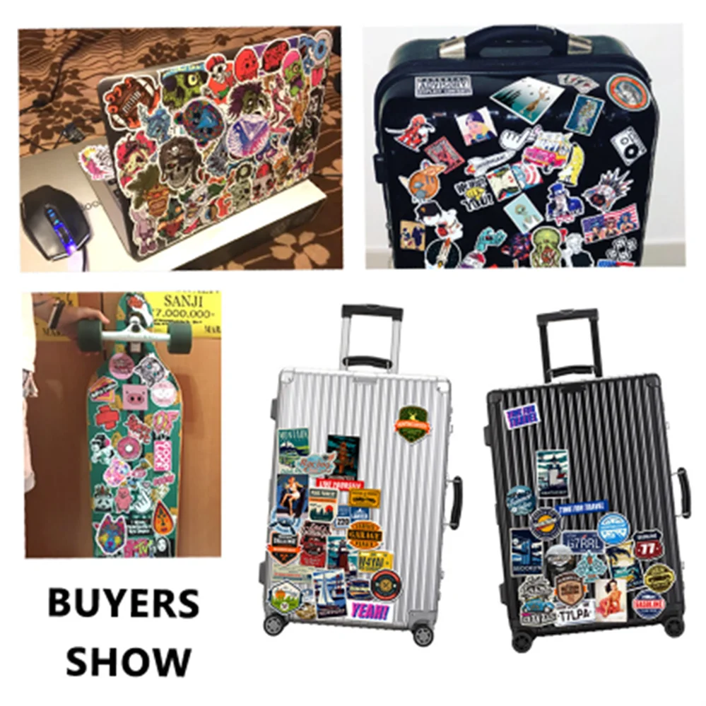 

10/30/50PCS Cute Fresh Graffiti Stickers Skateboard Refrigerator Laptop Helmet Decorative Stickers Waterproof Wholesale