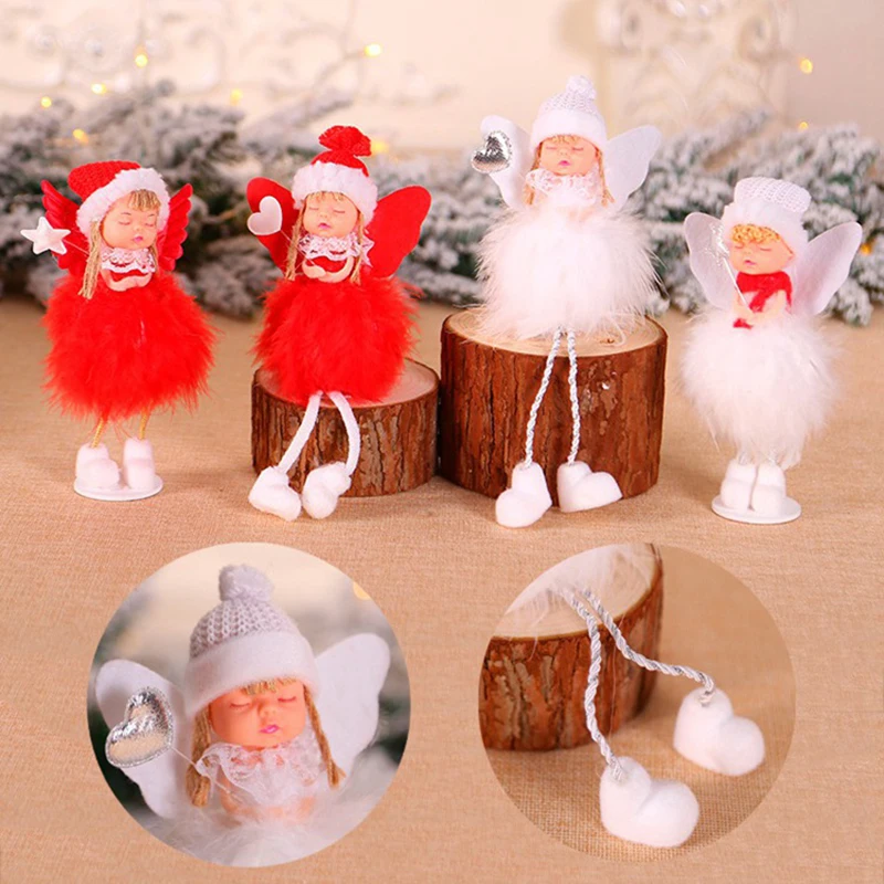 Рождественская прозрачная коробка с украшениями Рождественский Декор для дома