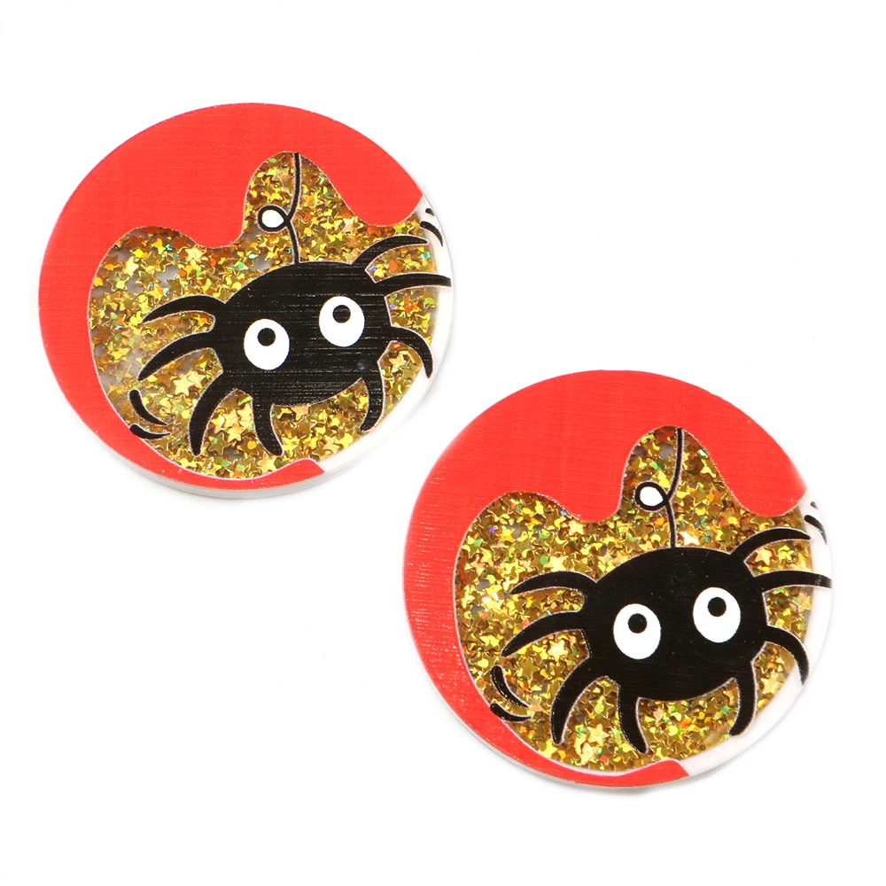 New Christmas Deer Transparent Plastic Resin with Colorful Sequins DIY Make Hair Clip Accessories Craft Handmade Decor,5Yc6894