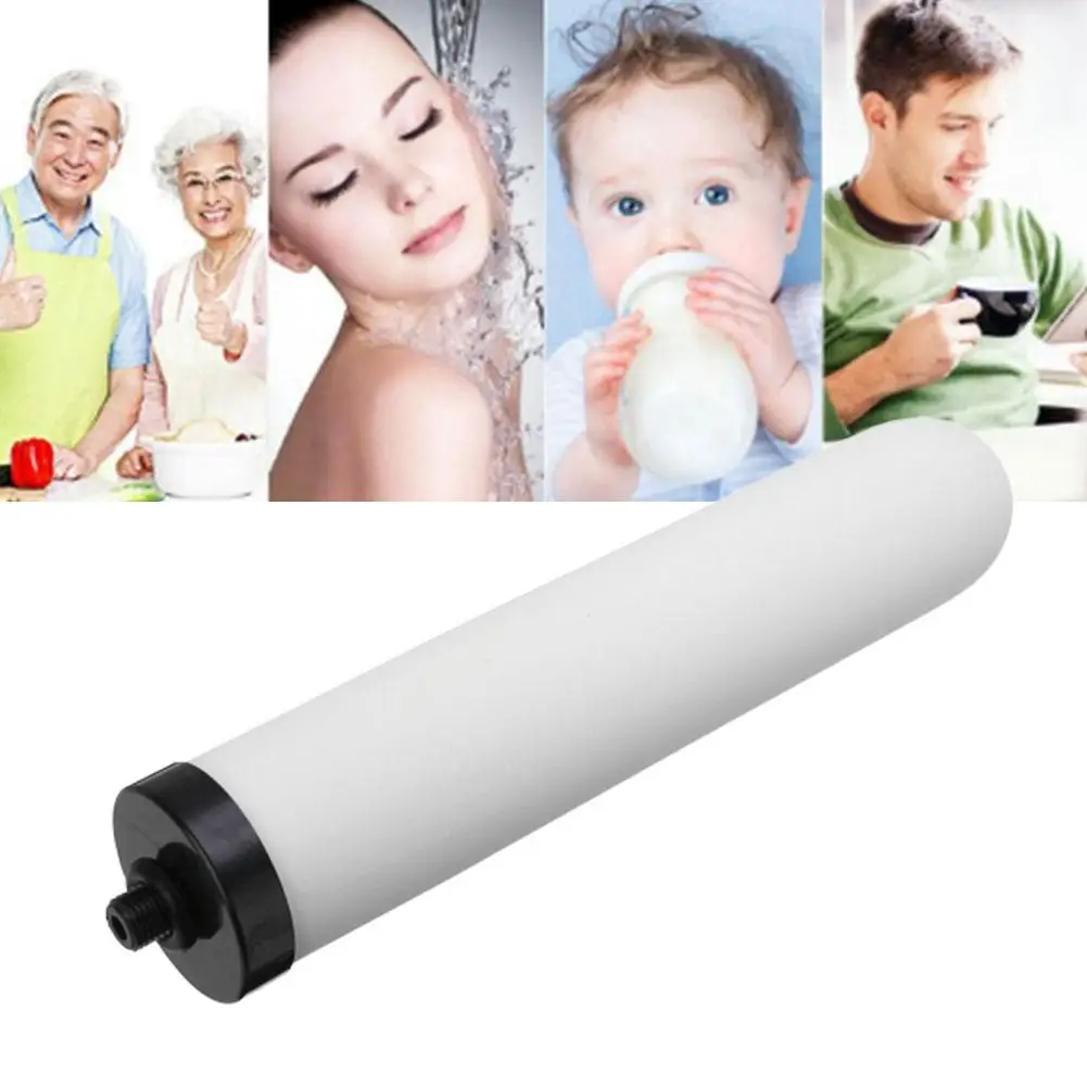 

Kitchen Water Filter Candle Faucet Desktop Activated Household Replacement Water Purifier Washable Carbon 10" Filters Ceram M5G3