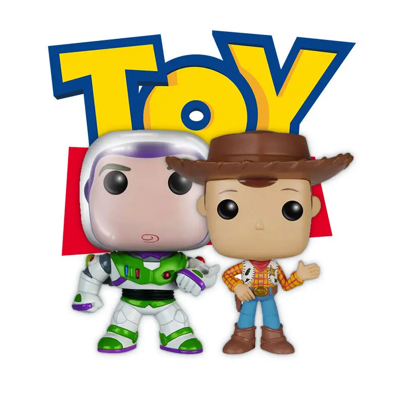 

Disney Toy Story pop it Woody Woody Buzz Lightyear figure anime Filme and television around toys doll