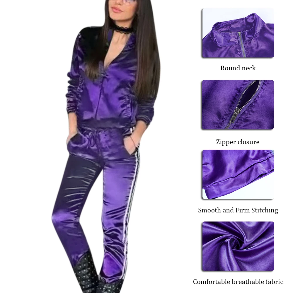 Женский спортивный костюм осенняя одежда с длинными рукавами спортивная в