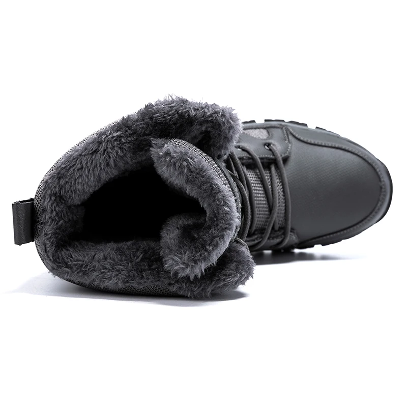 Мужские зимние теплые плюшевые камуфляжные военные ботинки с мехом тактические