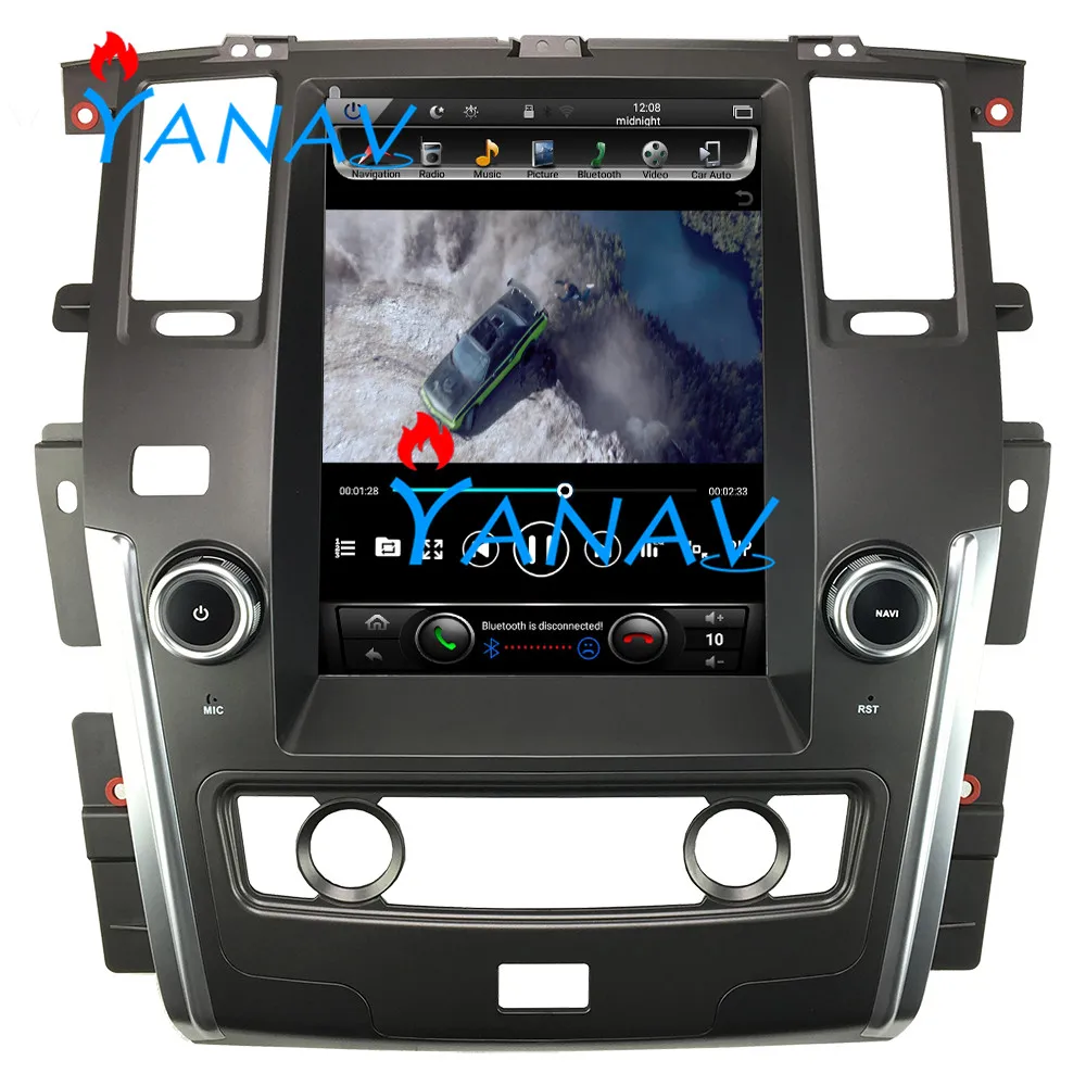 12 1 дюймовый вертикальный экран Android музыка GPS навигатор плеер для Nissan патруль 2016