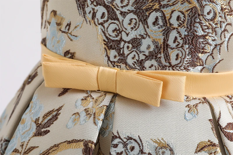 

2021 Summer Vintage Dress Costume Kids Dresses For Girls Children Party And Wedding Dress Princess Dress Temperament Little Girl