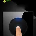 CE 86 Светодиодный точечный переключатель, зеркало, акриловая, бытовая, нержавеющая сталь, матовая панель, 1, 2, 3, 4 комплекта, 1 способ, 2 способа, EU разъем, USB