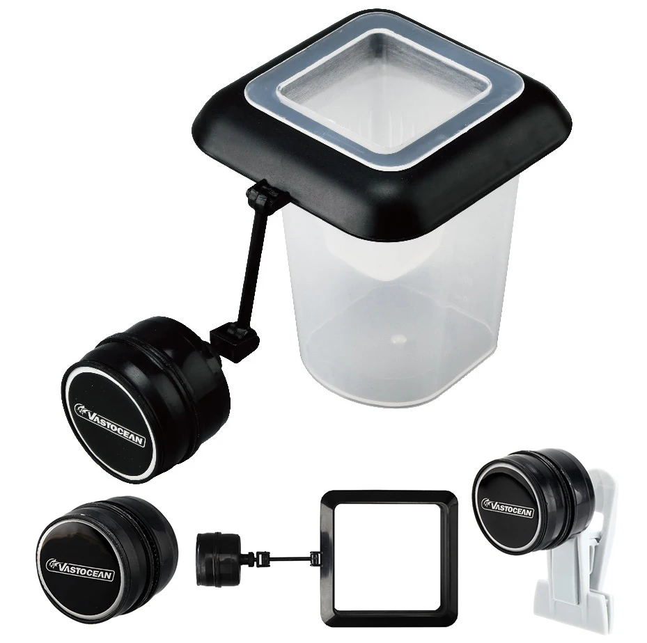 VASTOCEAN аквариум замороженная красная червячная чашка Магнитная Подающая нематода