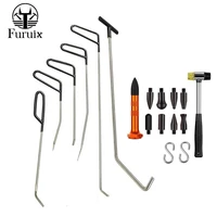 furuix rods crowbar opening tools car dent paintless repair tool kit set auto body car dent removal tools set