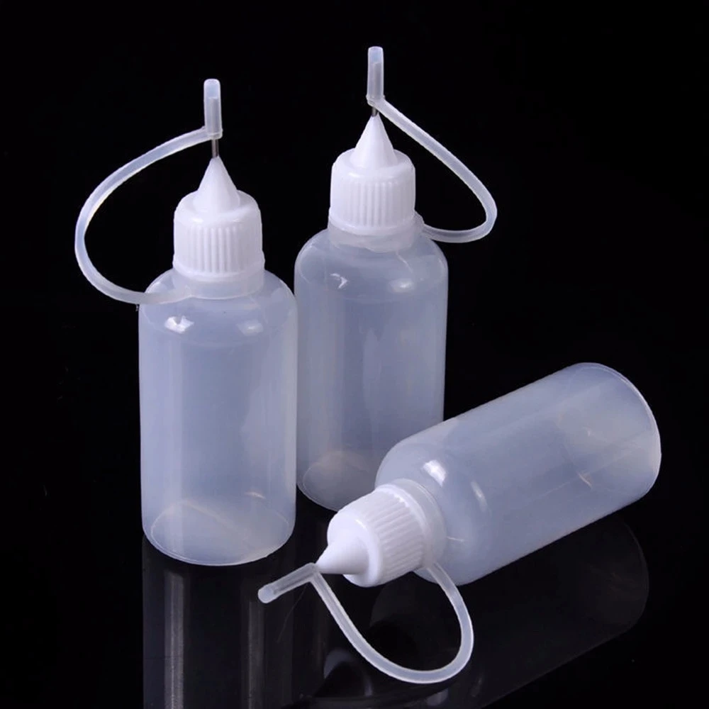 1pc 10/20/50ml Empty Dropper Plastic Bottles Needle Tip Squeezable Liquid Bottle E-liquid Empty Bottle For Electronic Cigarette