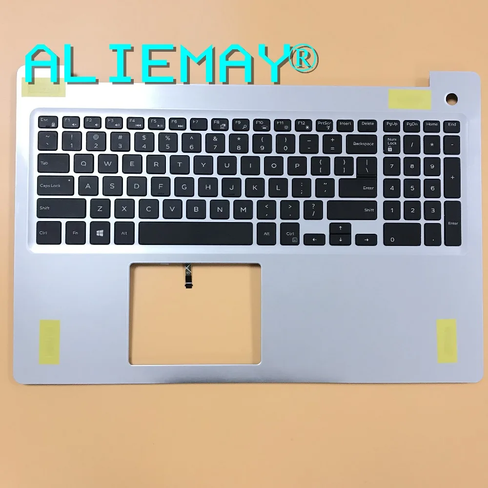 FR Французский Клавиатура с подсветкой в сборе для DELL INSPIRON15-5000 5570 5575 Упор рук