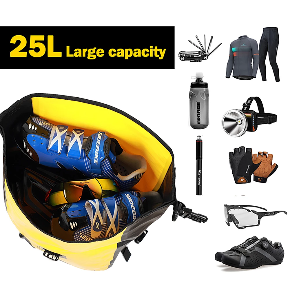 Водонепроницаемая велосипедная сумка дорожная корзина задняя стойка багажник