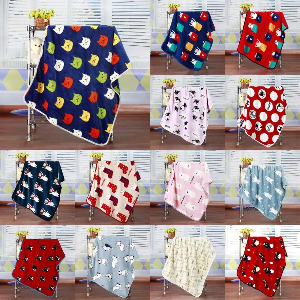 Супермягкое и комфортное 15 цветов мягкое Коралловое Флисовое одеяло милый диван