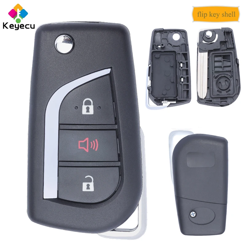 Запасной откидной/складной пульт дистанционного управления KEYECU чехол для