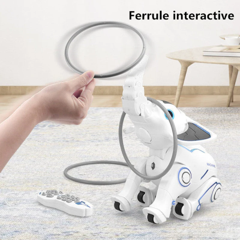 Remote Control Animal toy Bionic intelligent Dumbo Can Walk Stand Upside Down Sing Dance RC Robot Elephant Toys For Children | Игрушки и