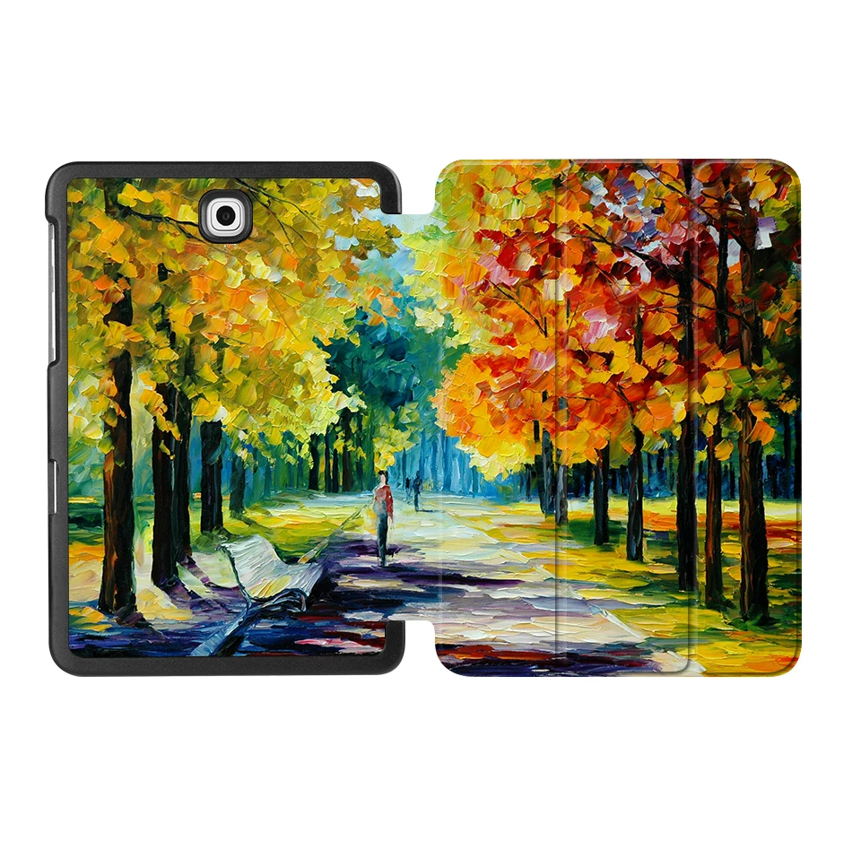 SS08 MTT чехол с масляным рисунком для samsung Galaxy Tab S2 8,0 ''SM-T710 T715 из искусственной кожи откидной смарт-чехол защитный чехол T713 T719 - Цвет: SS08