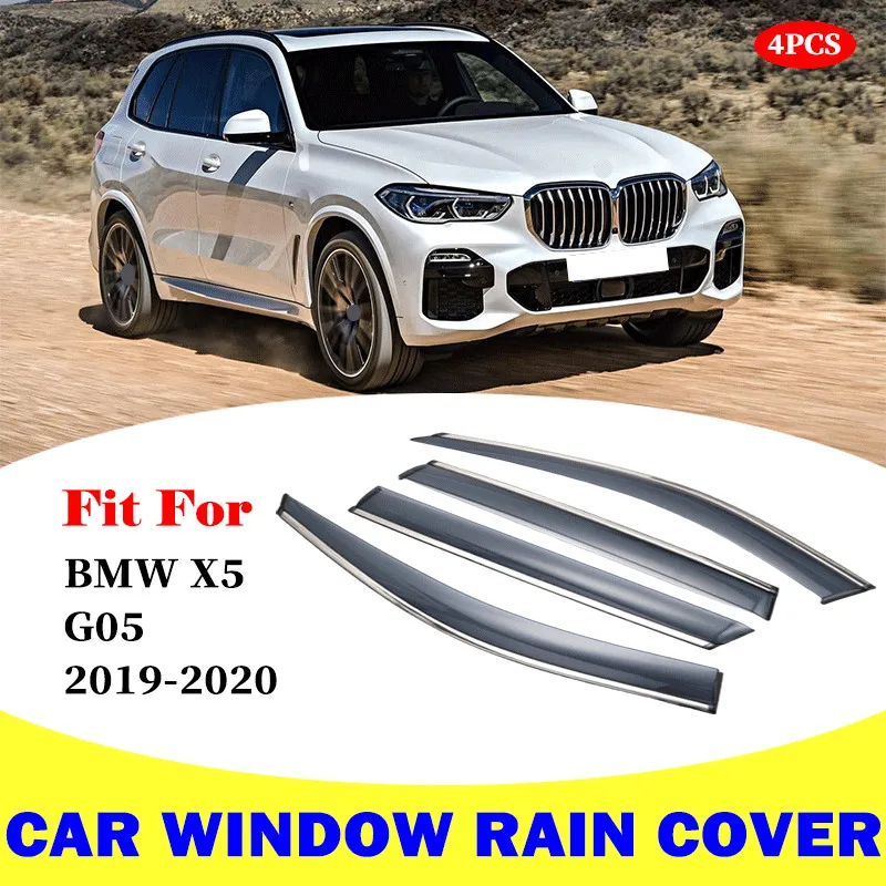 For BMW X5 G05 2019-2020 window visor car rain shield deflectors awning trim cover exterior car-styling accessories parts