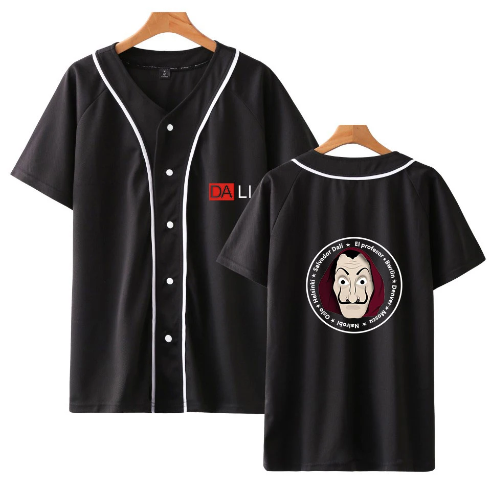 Мужская Уличная бейсбольная форма с принтом salvador dali однобортные бейсбольные