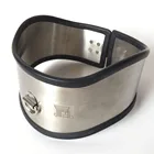 Регулируемый шейный ошейник из нержавеющей стали, металлическое кольцо для сдерживания осанки, для взрослых, для связывания, БДСМ, секс-игрушки для мужчин и женщин