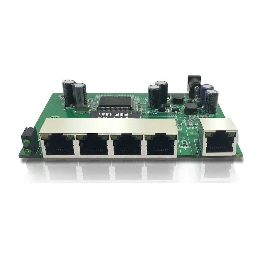 Подключи и работай полный/полудуплексный 5-портовый RJ45 Ethernet Быстрый коммутатор