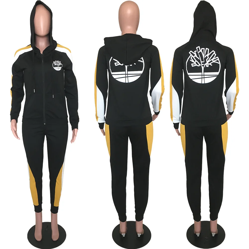 Зимний женский комплект спортивный костюм длинный рукав толстовка с капюшоном