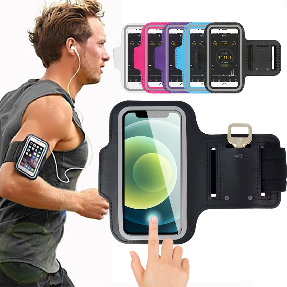 

Sport Armband Case for iPhone 13 Pro Max 12 Mini 11 X XS XR 8 7 6s Plus 5s Case Running for Apple Bag mobile phone holder clamp